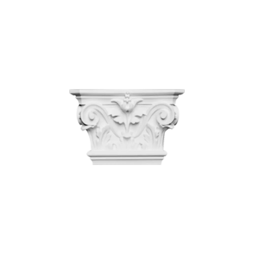 K201 Chapiteau pour pilastre polyuréthane Orac Decor - 15x6cm (h x p)