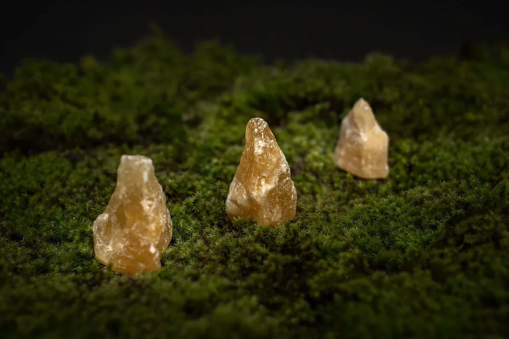 Orange de calcite - brut