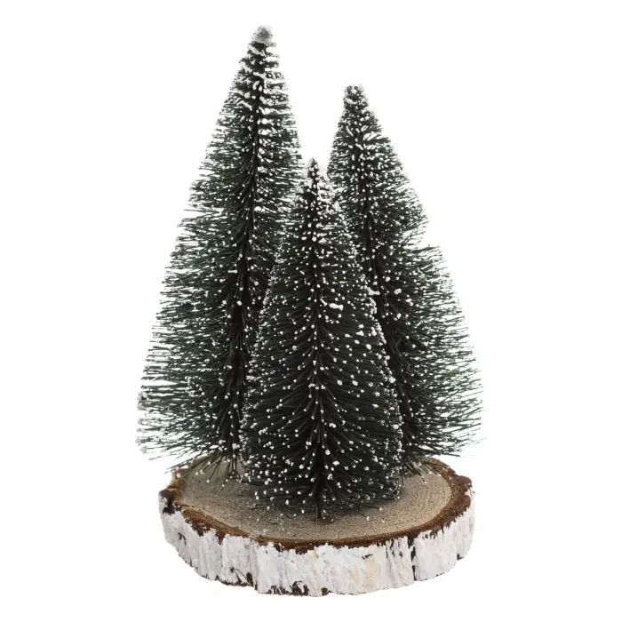 NOEL-3 SAPINS-VERT ENNEIGE SUR RONDIN EN BOIS ORCA-DECO_NW