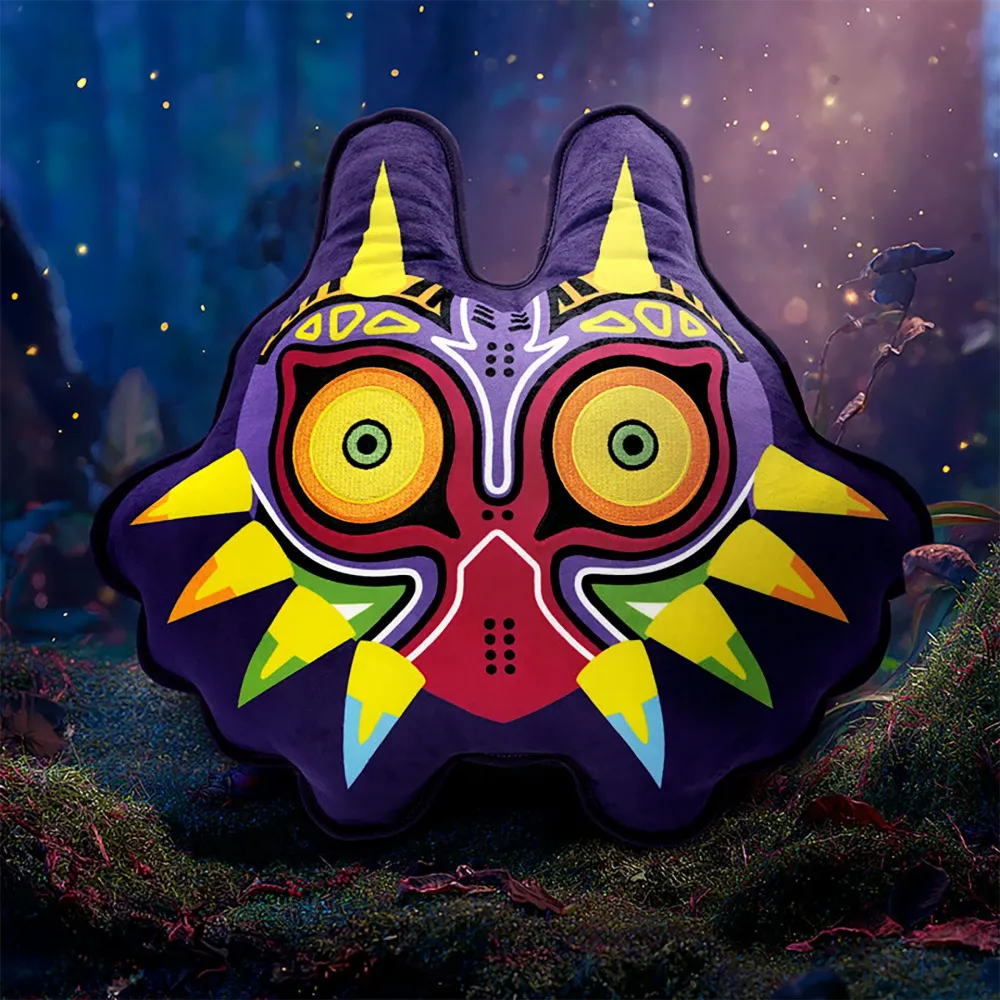 Oreiller 3D du masque de Majora de Legend Zelda