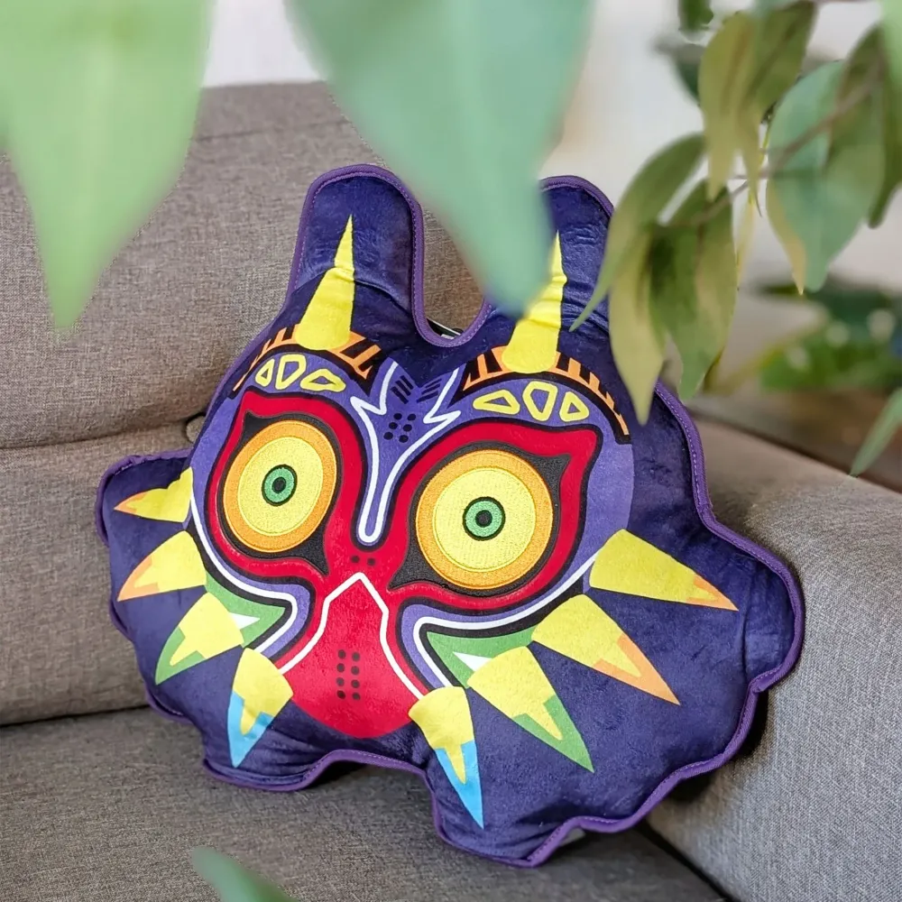 Oreiller 3D du masque de Majora de Legend Zelda