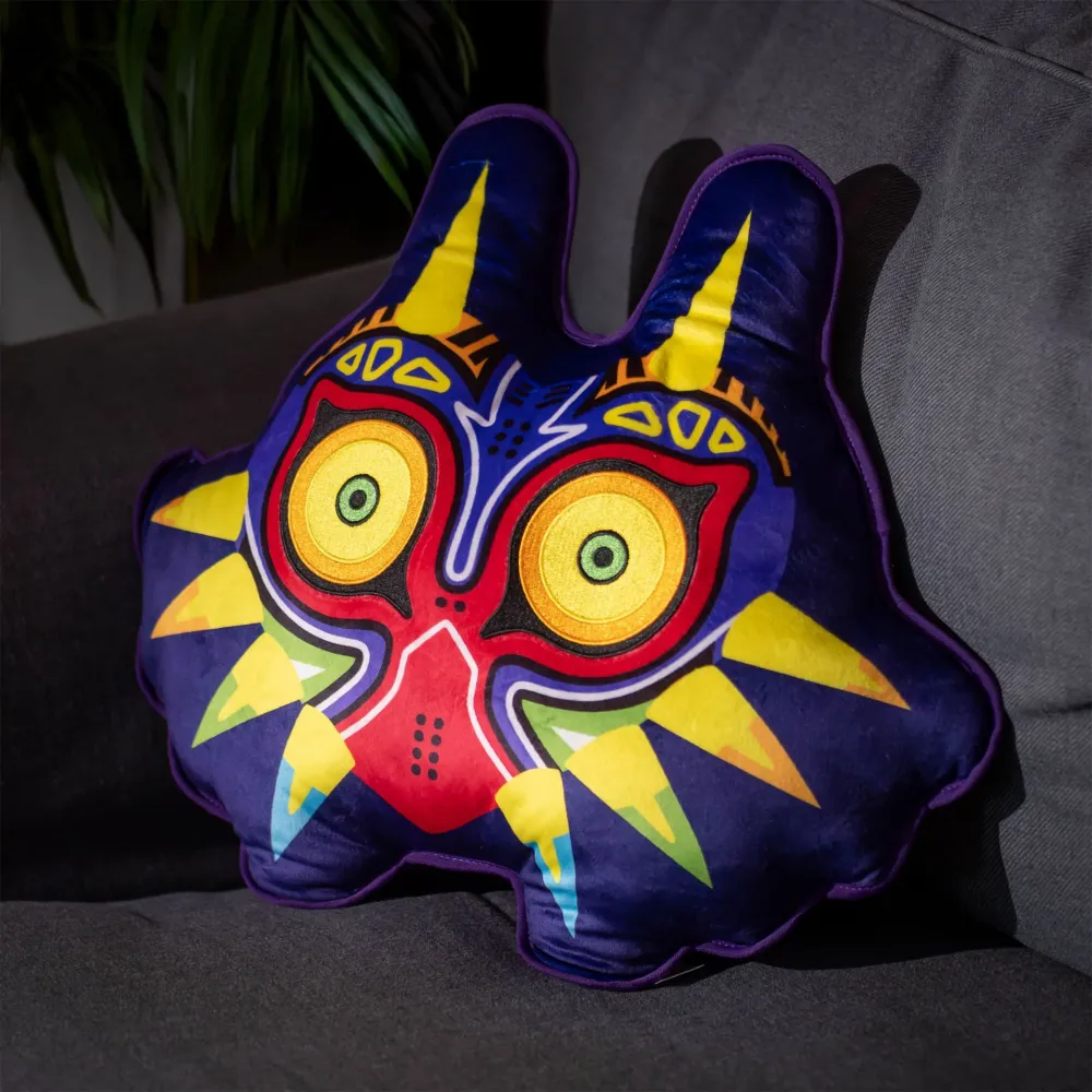 Oreiller 3D du masque de Majora de Legend Zelda