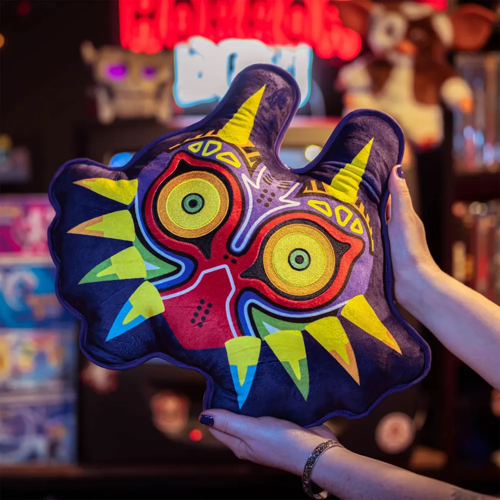 Oreiller 3D du masque de Majora de Legend Zelda