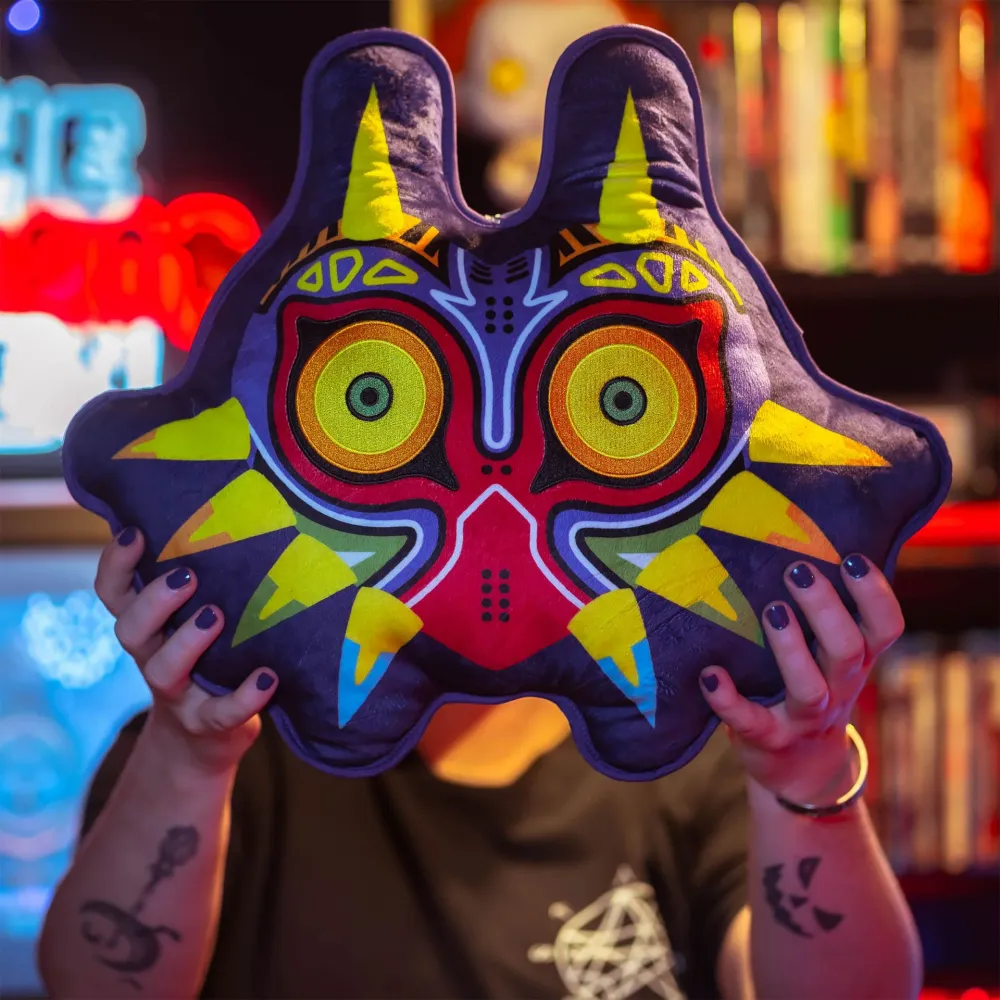 Oreiller 3D du masque de Majora de Legend Zelda