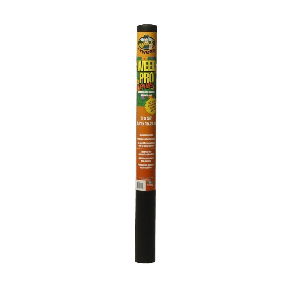 Toile de paillage WeedPro Plus WDWPP50NH, 3 pi x 50 pi - TWD ORGILL CANADA