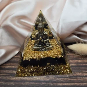 Orgonite – Obsidienne & Bouddha