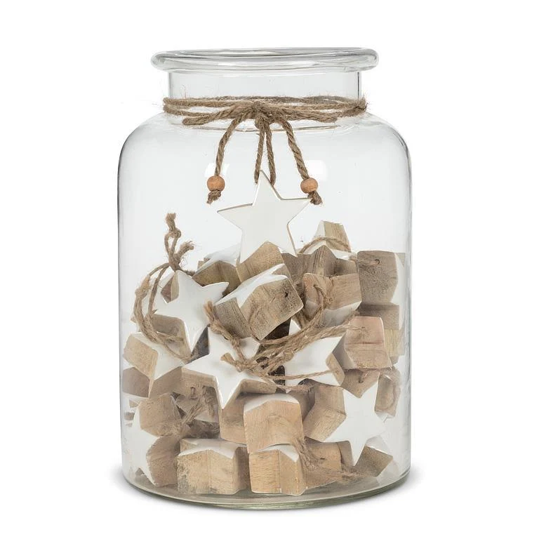 Ornement à l'unité - Étoile en bois - Abbott