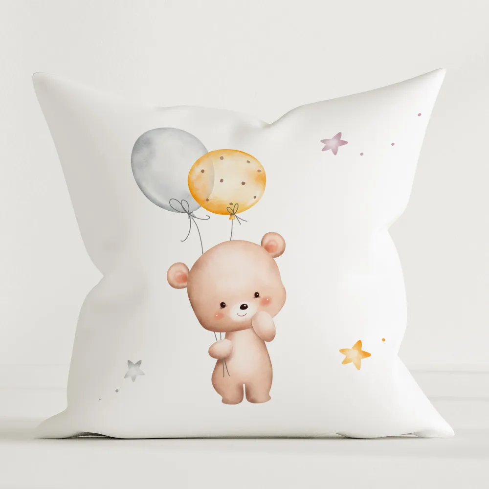 "Ours" Premium Coussin décoratif pour enfants