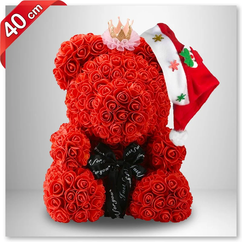 Ours en Rose Éternelle <br /> Rouge Noël