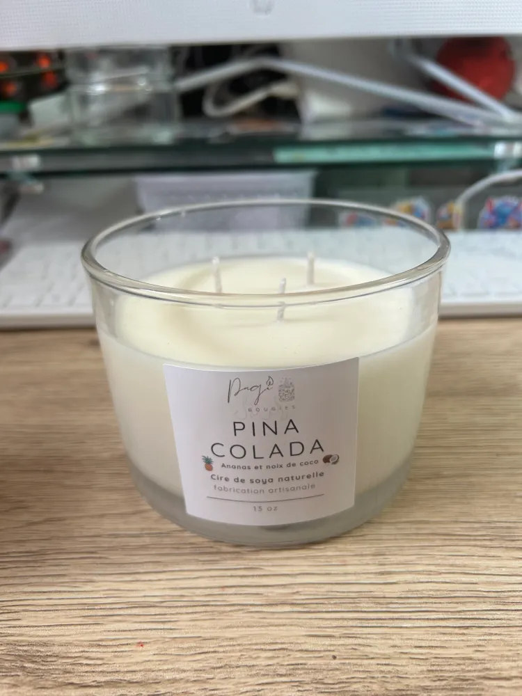 Bougie 13 oz Pina Colada (Ananas&Noix coco) Pagi Bougies