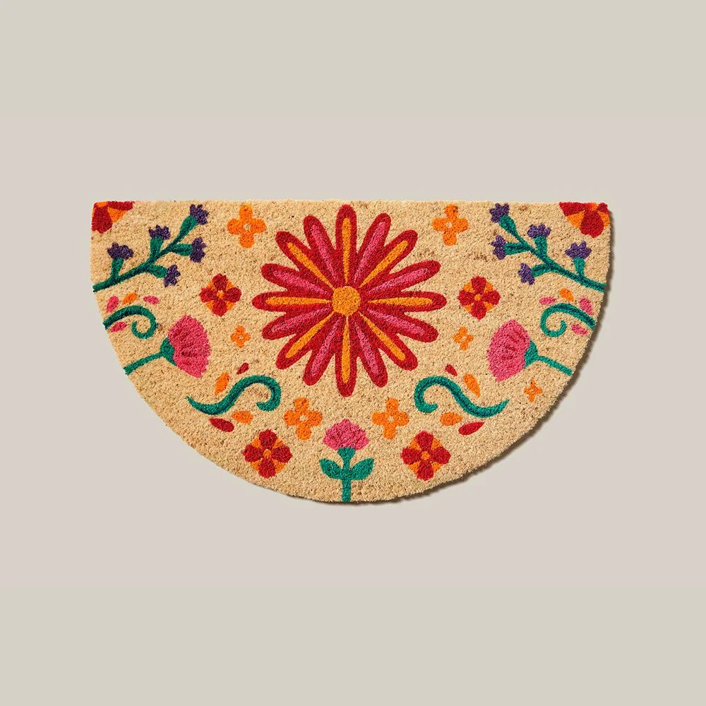 Paillasson Zingara Coco Blanc 40 x 70 cm