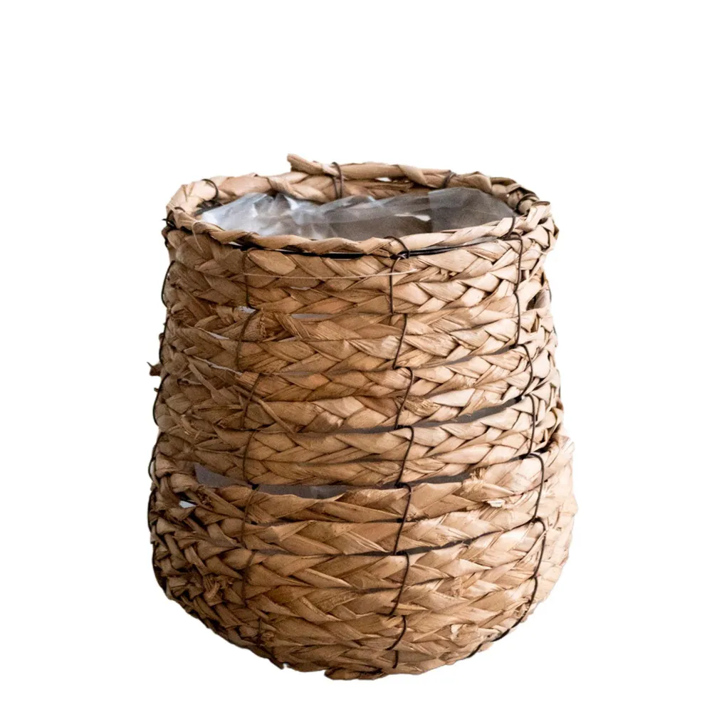 Panier en osier - h23cm, Ø21cm