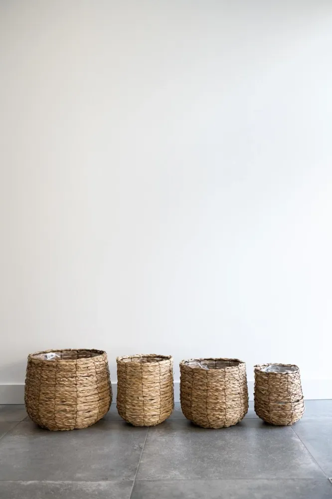 Panier en osier - h23cm, Ø21cm
