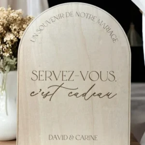Panneau cadeaux invités