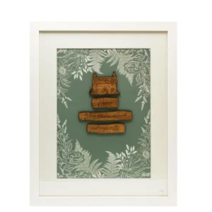 Paper Tree Home Where Memories Are Made Framed Art, White