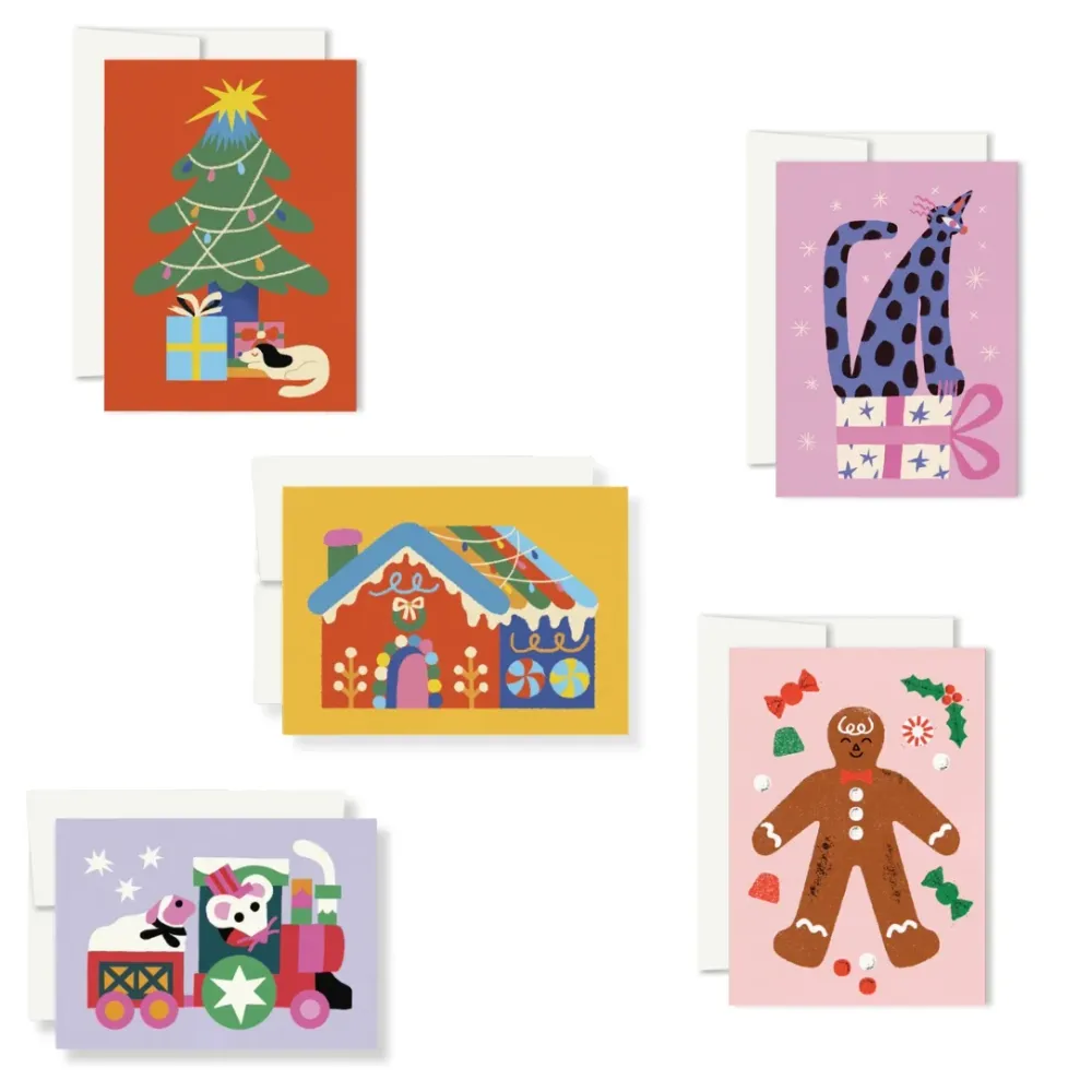 Trio de mini cartes de souhaits Paperole
