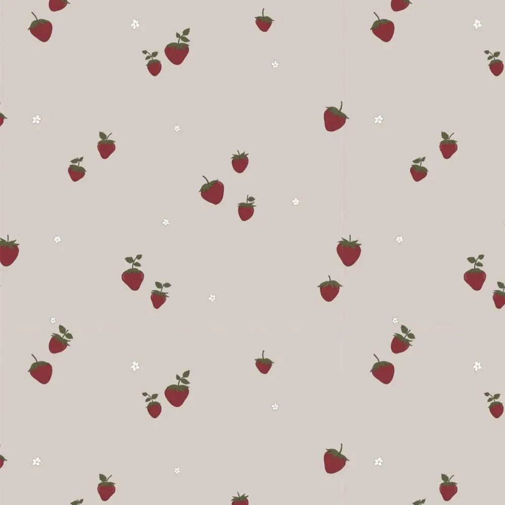 Papier peint en acier atelier florentine - Strawberry