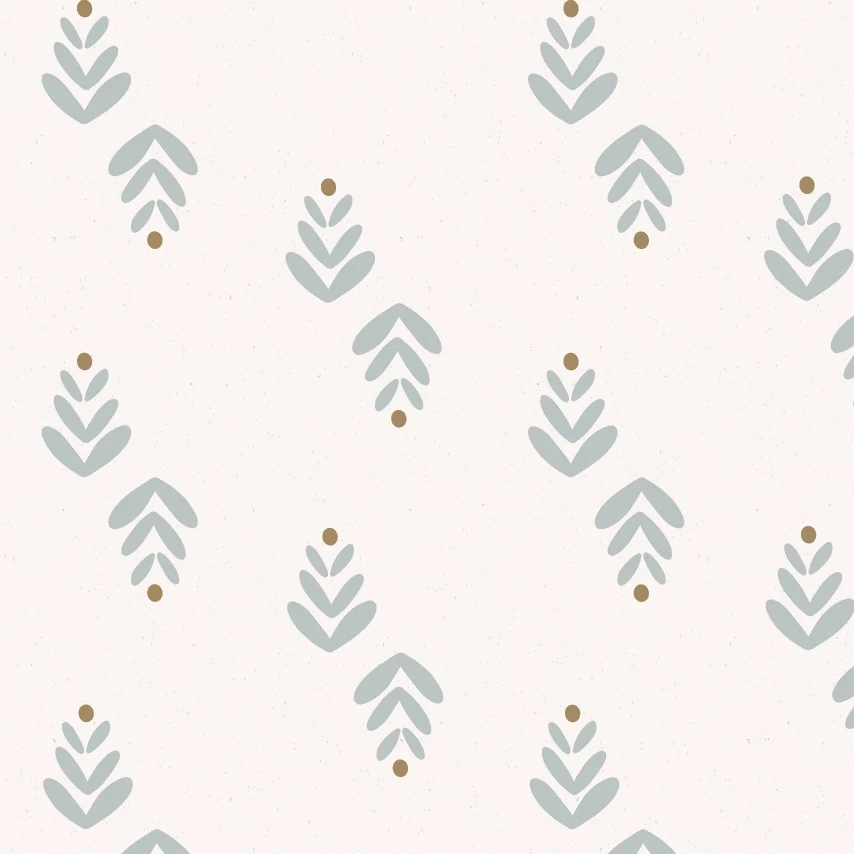 Papier peint Bibelotte - Cappuccino bleu