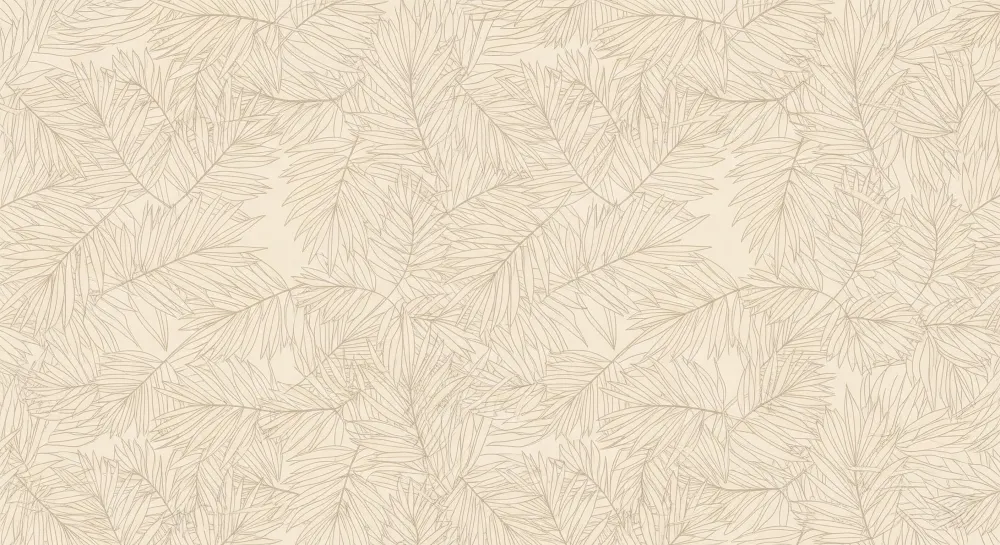 Papier peint chambre enfant | Feuilles de palmier élégantes sur fond doux