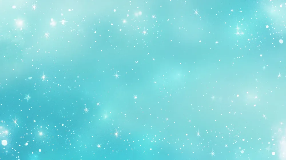 Papier peint chambre enfant | Étoiles scintillantes bleu ciel