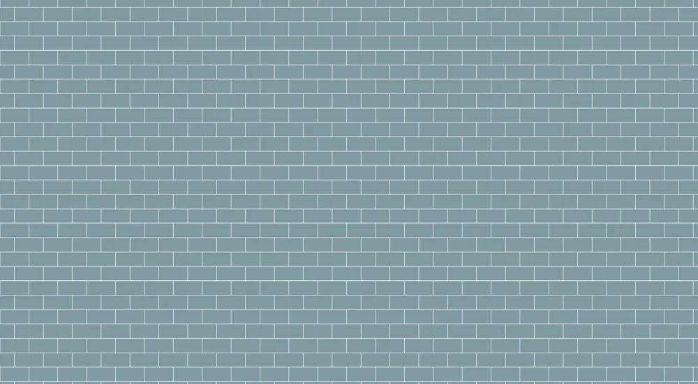 Papier peint chambre bébé | Motif de briques en bleu doux