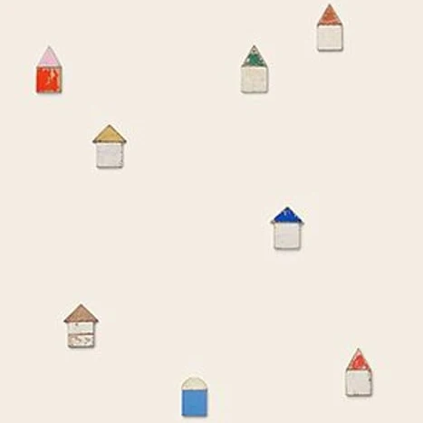 Papier peint maison de plage - Studio Ditte