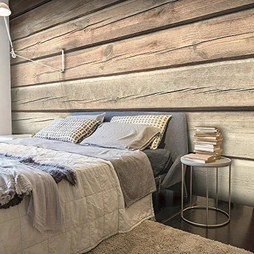 murando Papier peint intissé 400x280 cm Décoration Murale XXL Poster Tableaux Muraux Tapisserie Photo Trompe l'oeil bois f...