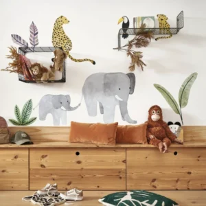Papier Peint Panoramique CASADECO - Elephants march spray up
