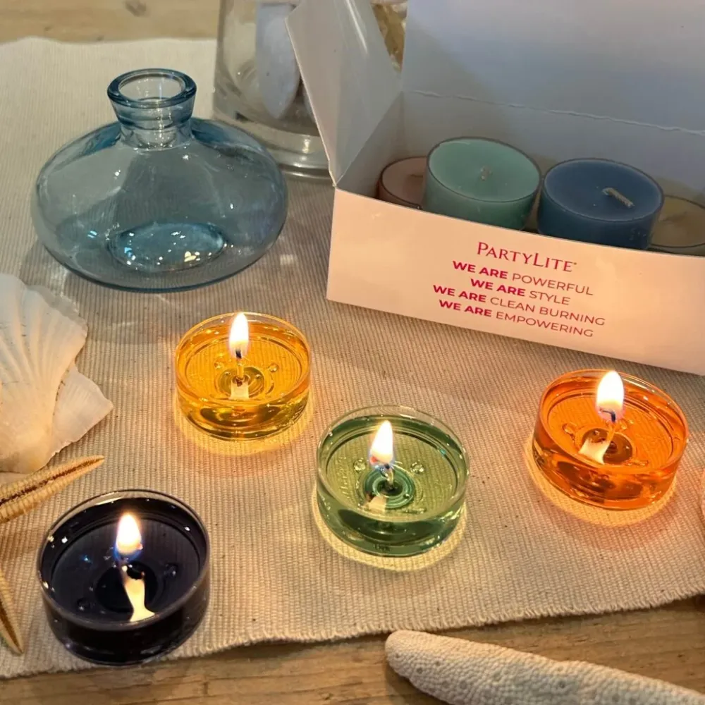Échantillonneur de 12 bougies à réchaud Coastal Farmhouse PartyLite CA