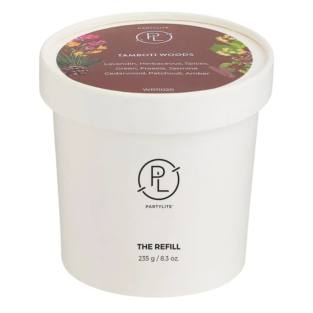 Recharge pour bougie Refillable PartyLite Tamboti Woods PartyLite CA