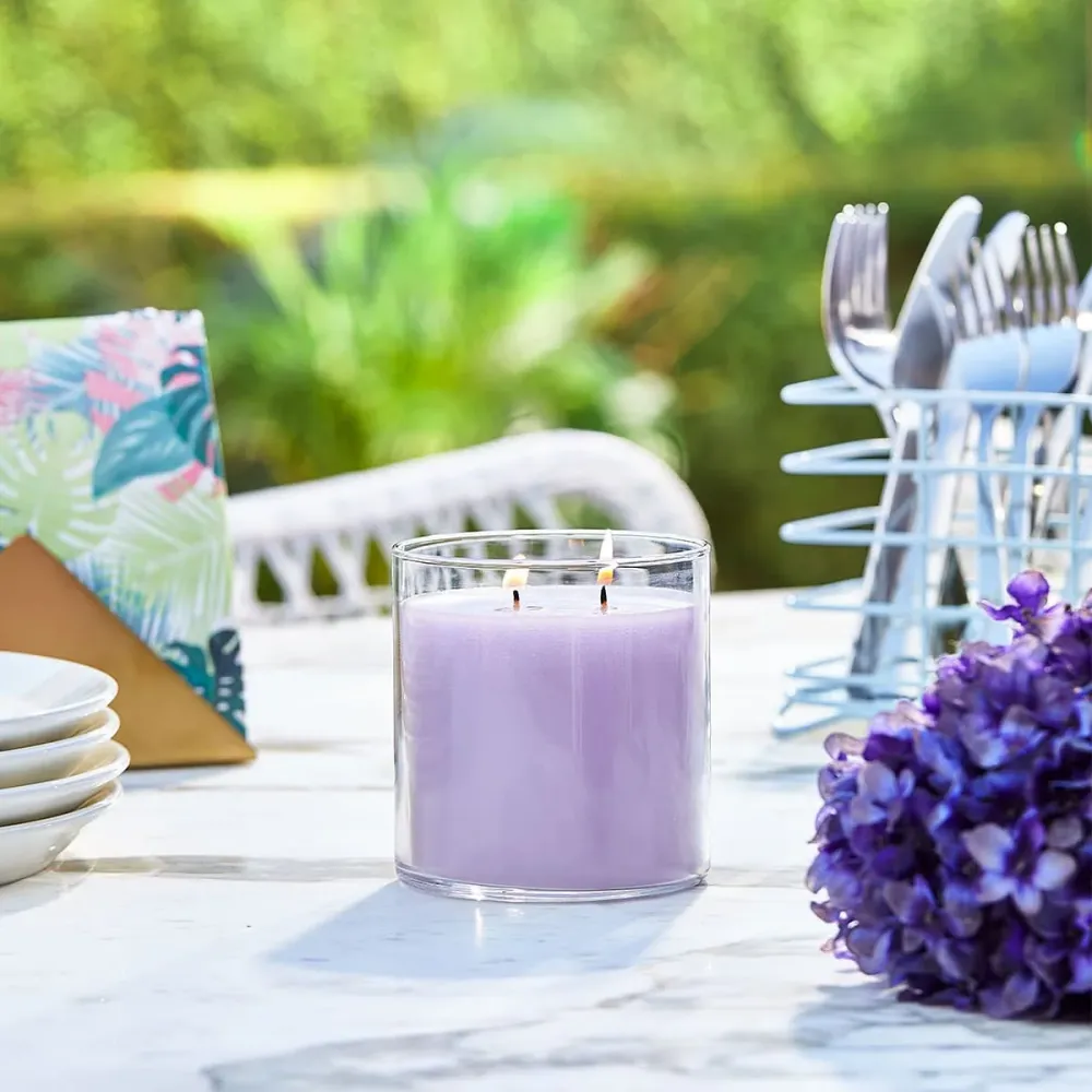 Bougie en pot parfumée GloLite PartyLite™ - Citronnelle & Géranium PartyLite US