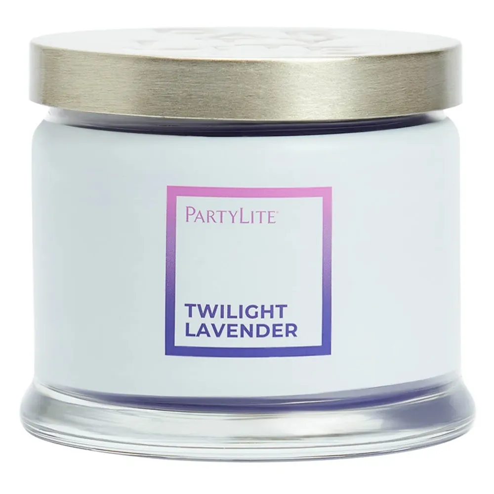 Pot à bougie 3 mèches Twilight Lavender PartyLite US