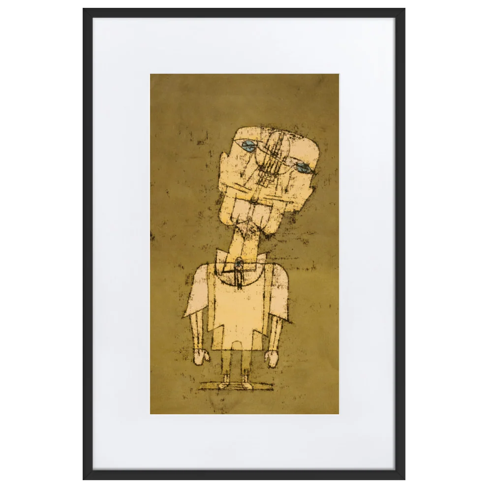 Affiche avec passe-partout - Paul Klee, Fantôme d'un génie