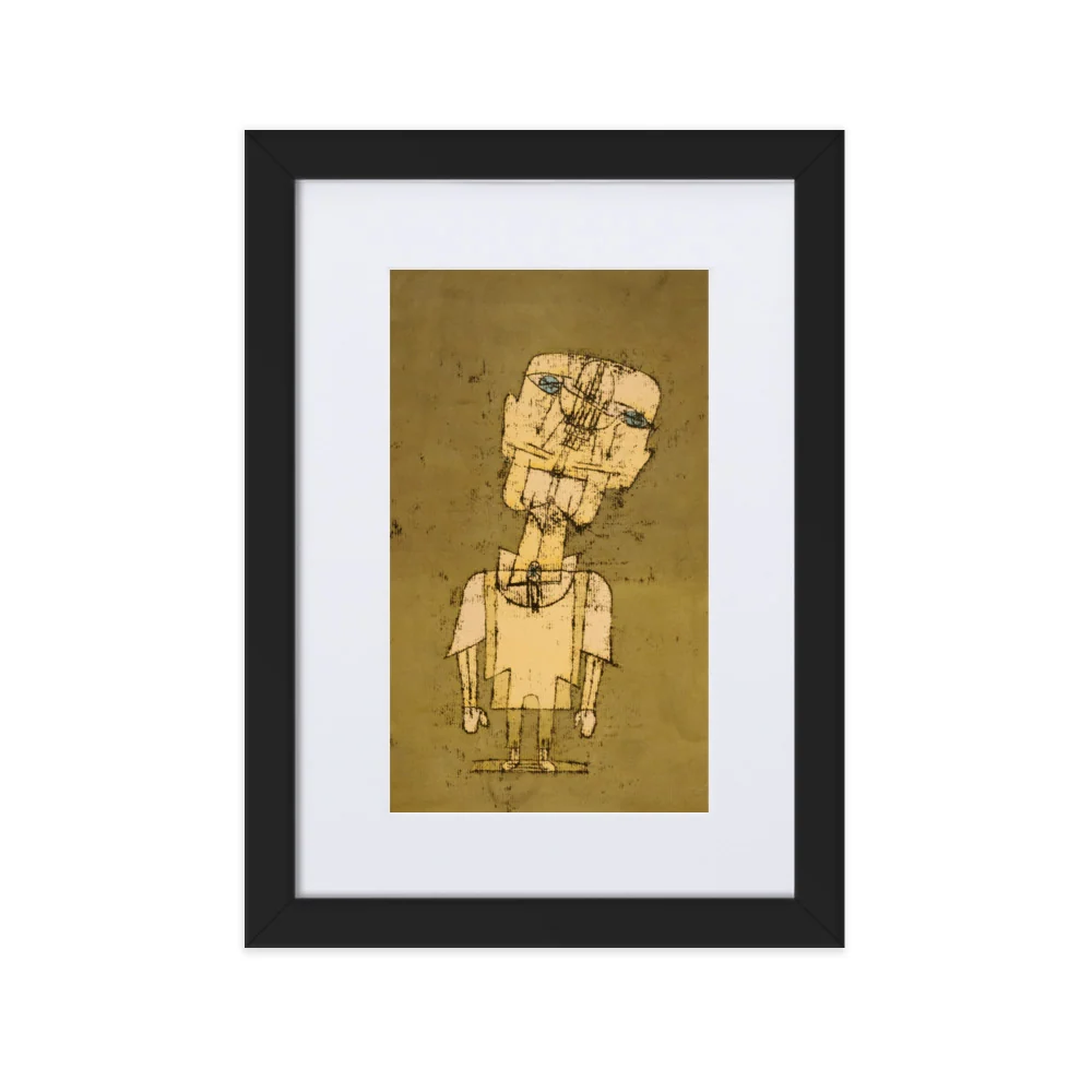 Affiche avec passe-partout - Paul Klee, Fantôme d'un génie