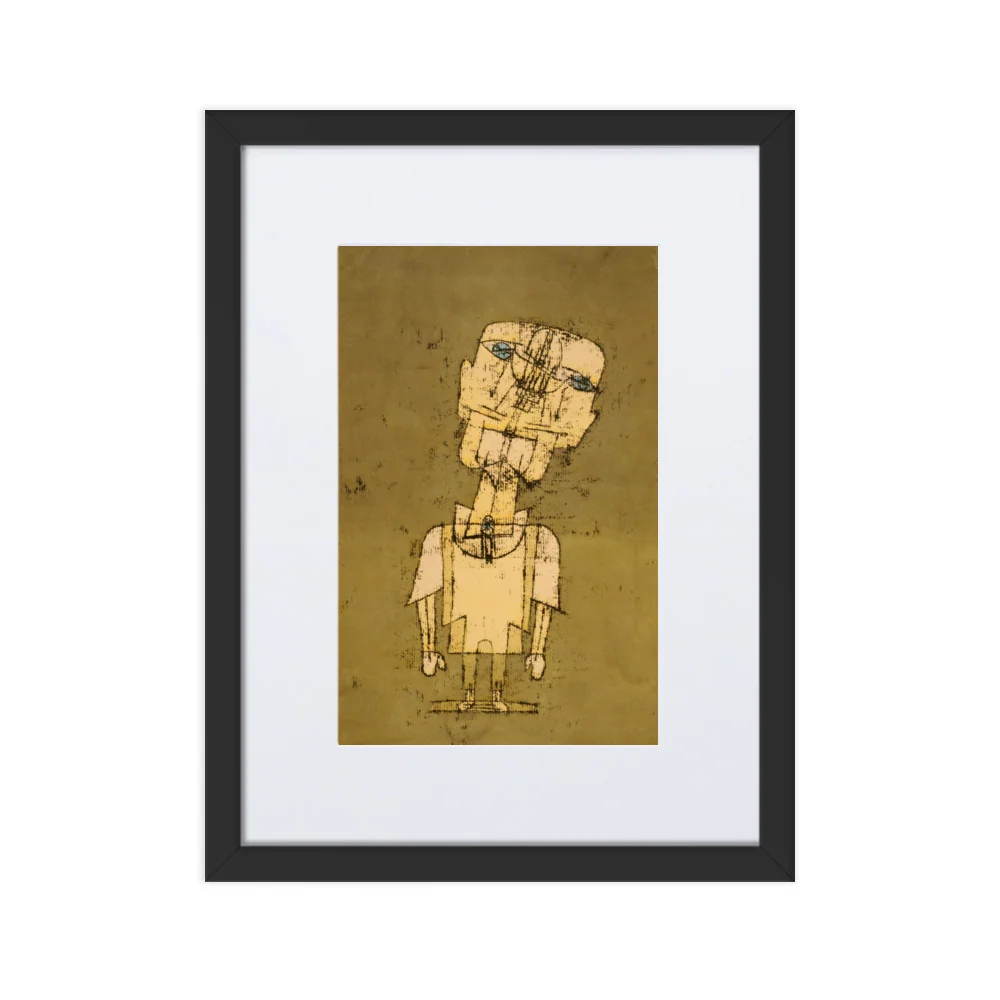 Affiche avec passe-partout - Paul Klee, Fantôme d'un génie
