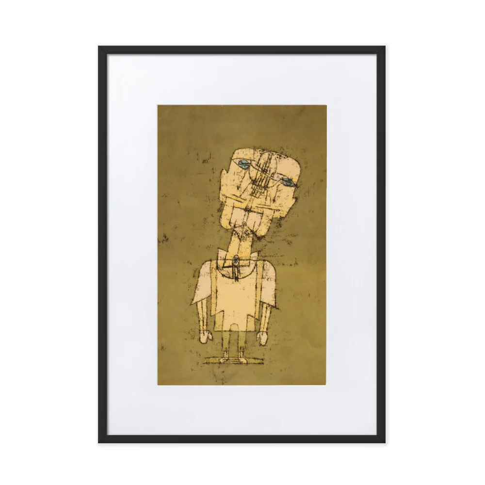 Affiche avec passe-partout - Paul Klee, Fantôme d'un génie