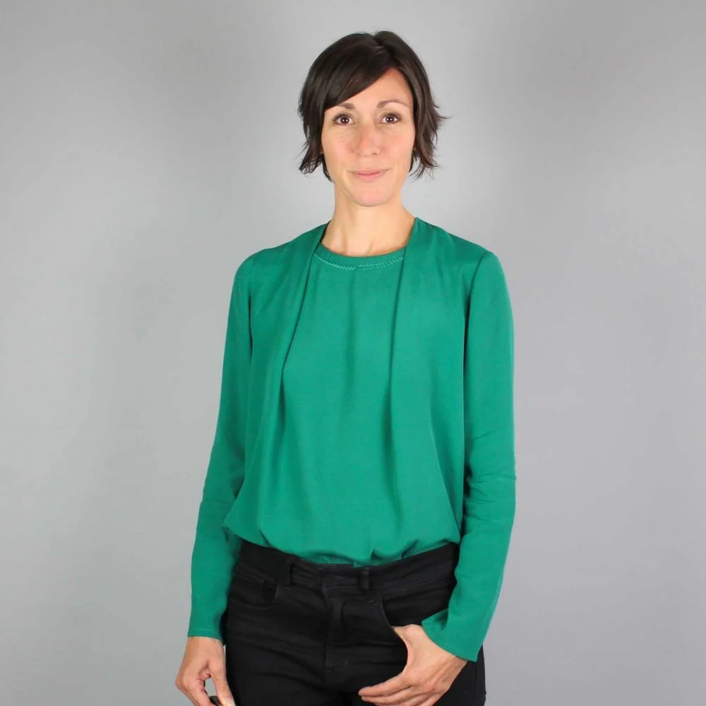 PDF - Patron digital de la blouse Candle de Mimoï du 32 au 50 (fr)