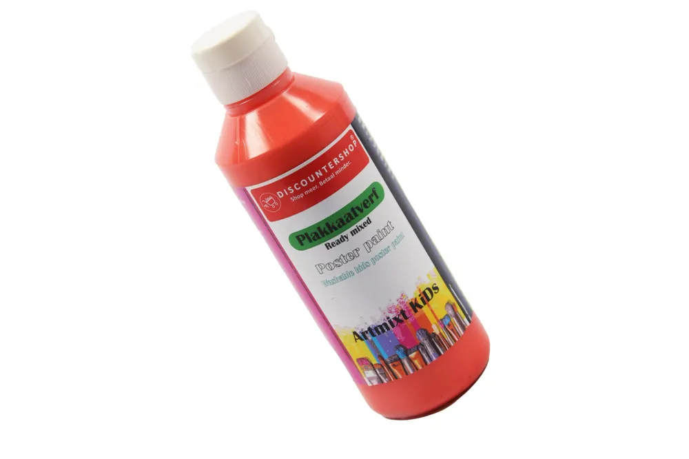 Peinture pour affiche Discountershop - Peinture pour affiche Basic à base d'eau 250 ml - Peinture pour affiche enfants - R...