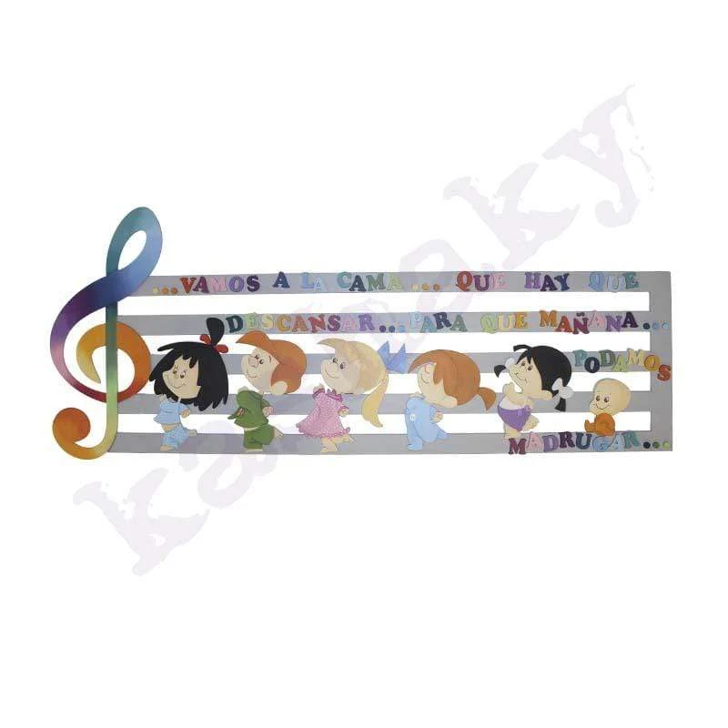 Pentagramme Kashaky 100x40 + CHANSON + FAMILLE TELERIN