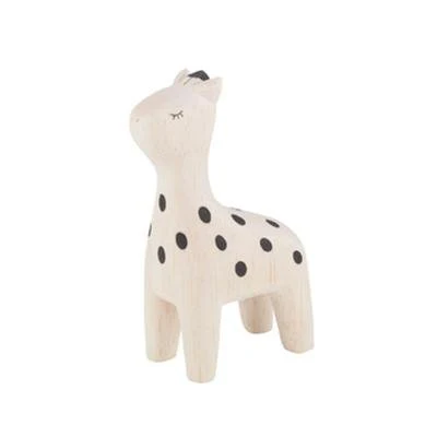 Perche en bois pour animaux Girafe