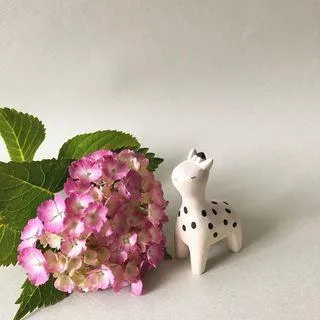 Perche en bois pour animaux Girafe