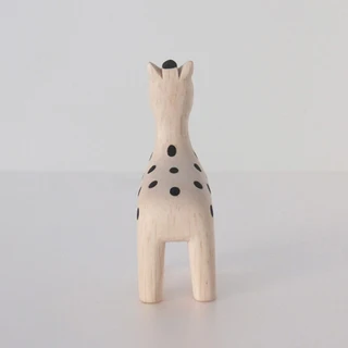 Perche en bois pour animaux Girafe