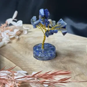 Petit Arbre de Pierres "Sodalite" - Clarté & Communication