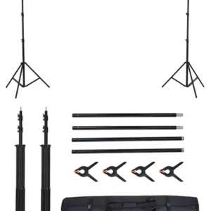 Kit de support de toile de fond réglable 3x4 m pour studio de photographie Photographic Equipment