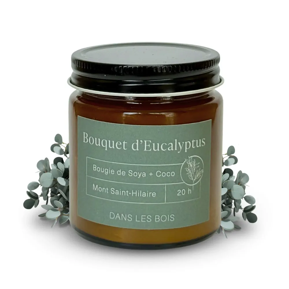 Bougie bouquet d'eucalyptus PHYTOVIE & KAMI