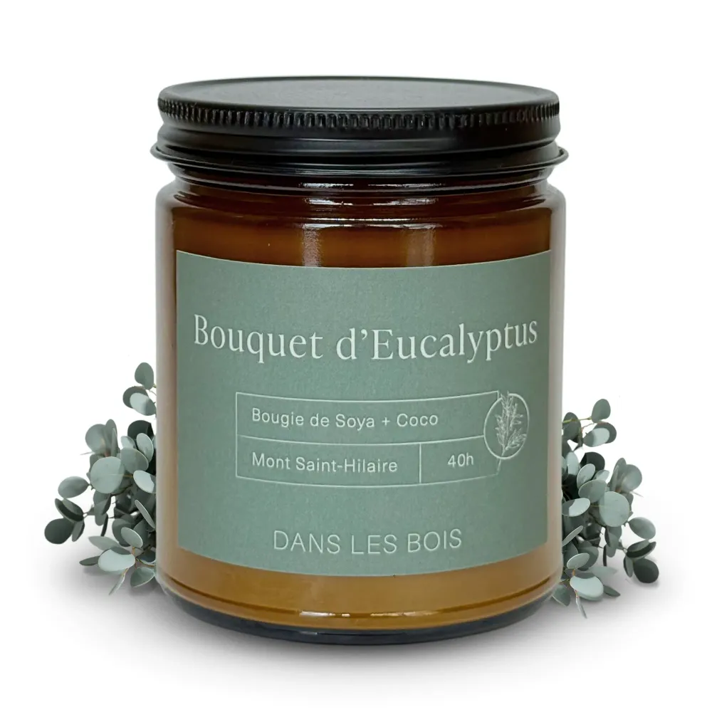 Bougie bouquet d'eucalyptus PHYTOVIE & KAMI