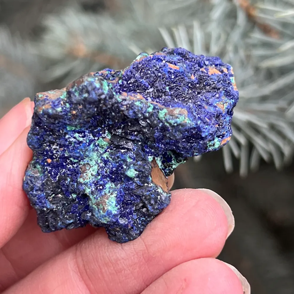Pierre brute Azurite malachite modèle 13