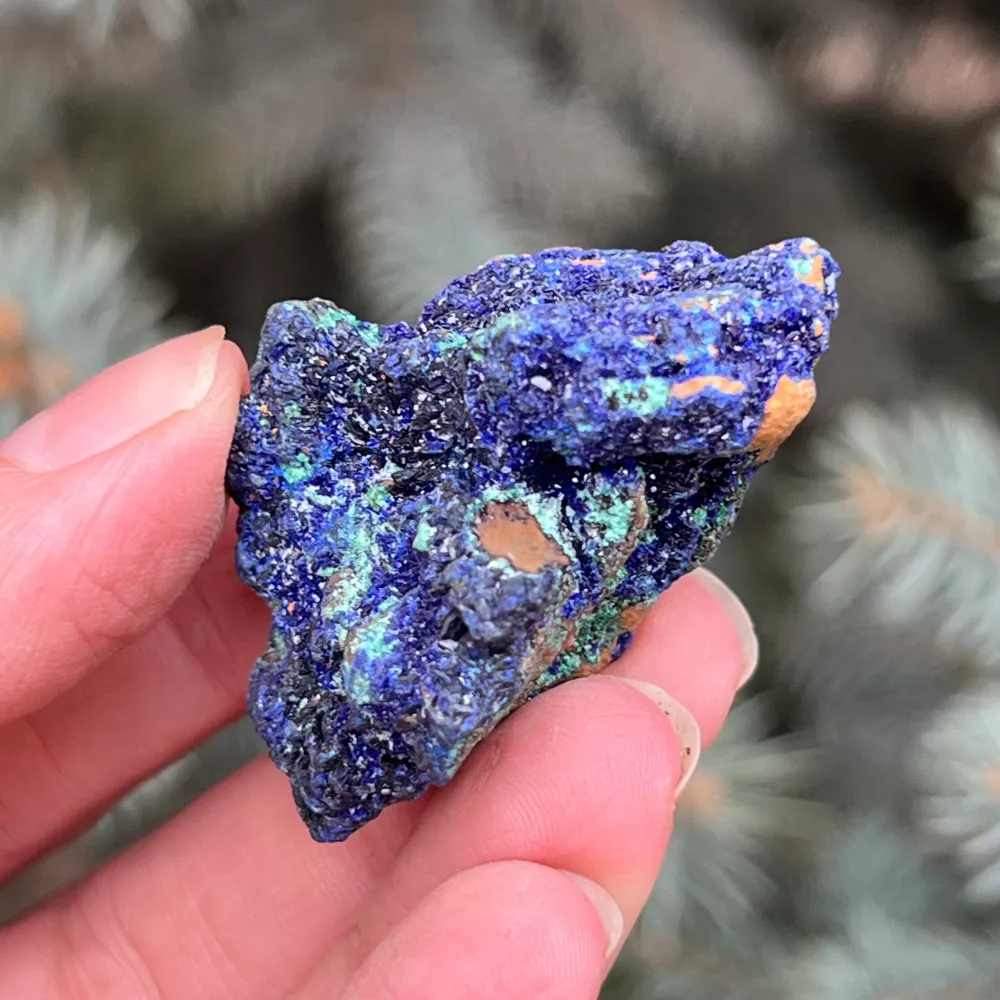 Pierre brute Azurite malachite modèle 13