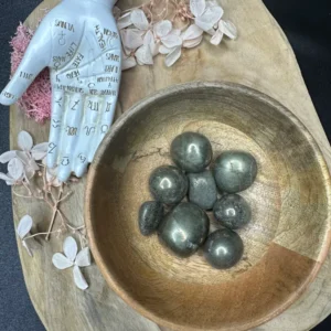 Pierres Roulées en Pyrite - Prospérité & Énergie