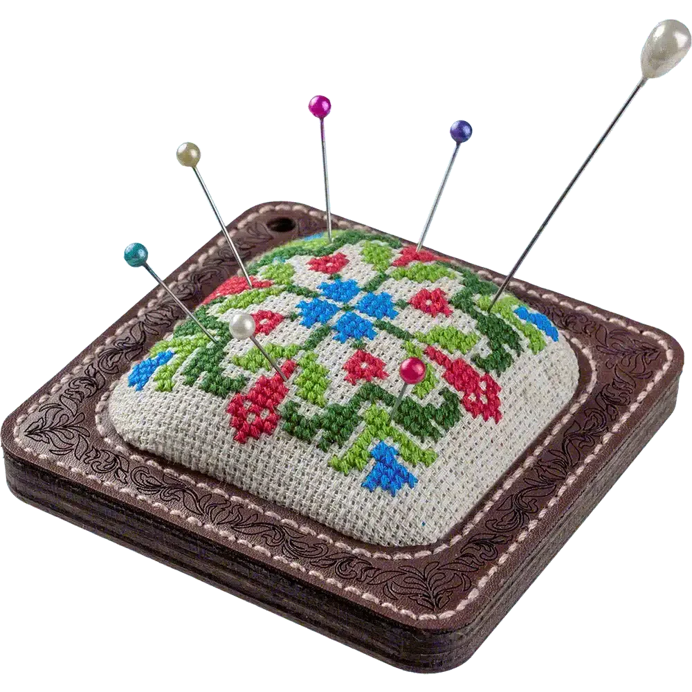 Pin Cushion Needlecraft Kit - Épingle de stockage d'aiguille